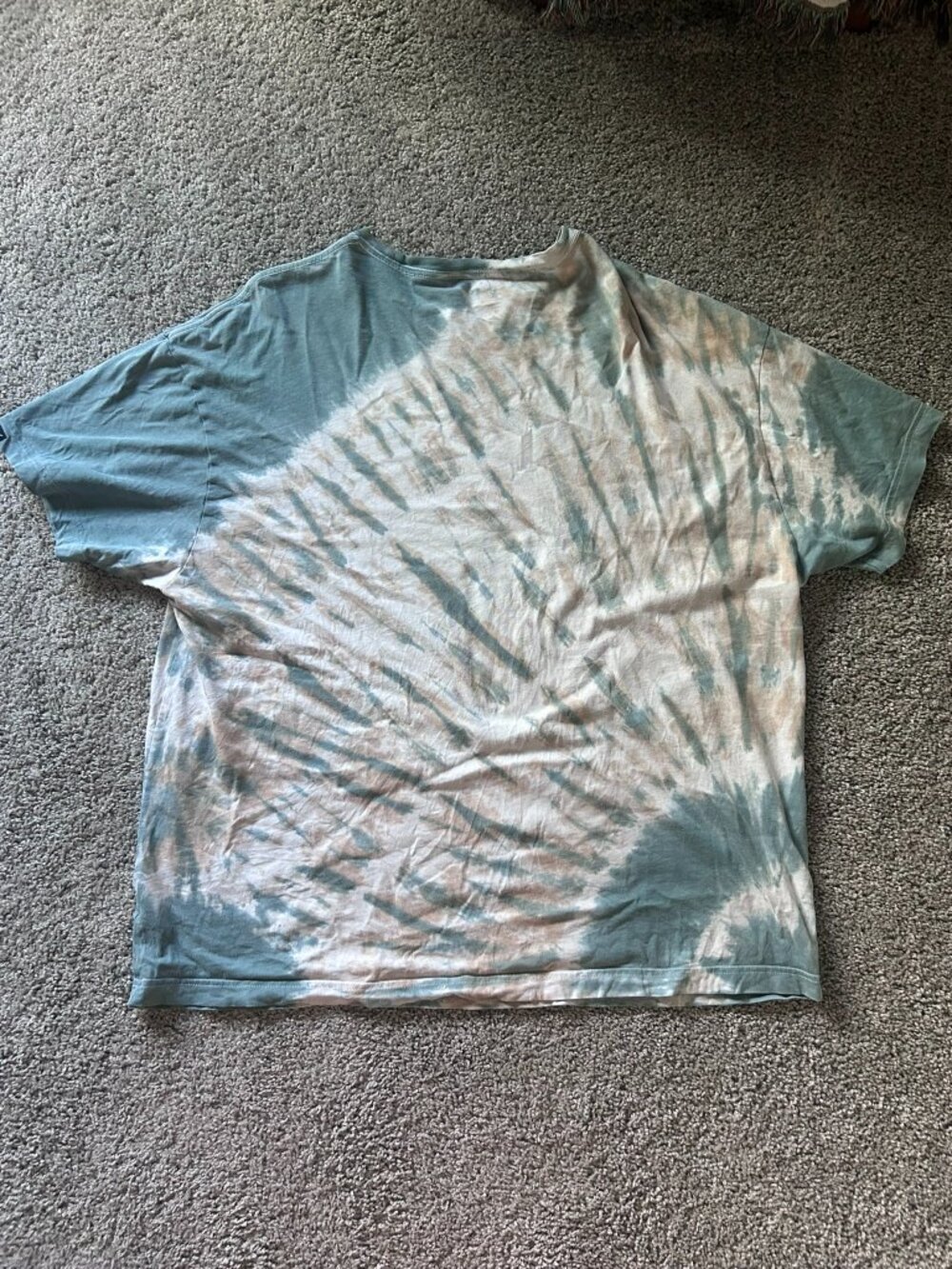 Victoria's Secret Pink Baggy Cotton Tee in Tie-Dye One Size